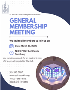 General Membership Meeting