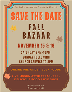 Fall Bazaar