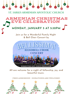 Armenian Christmas Eve Concert