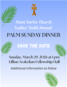 Palm Sunday Dinner