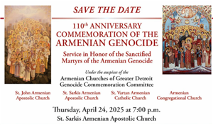 110th Anniversary Commemoration of the Armenian Genocide