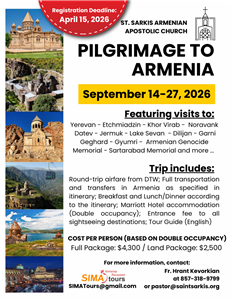 Pilgrimage to Armenia
